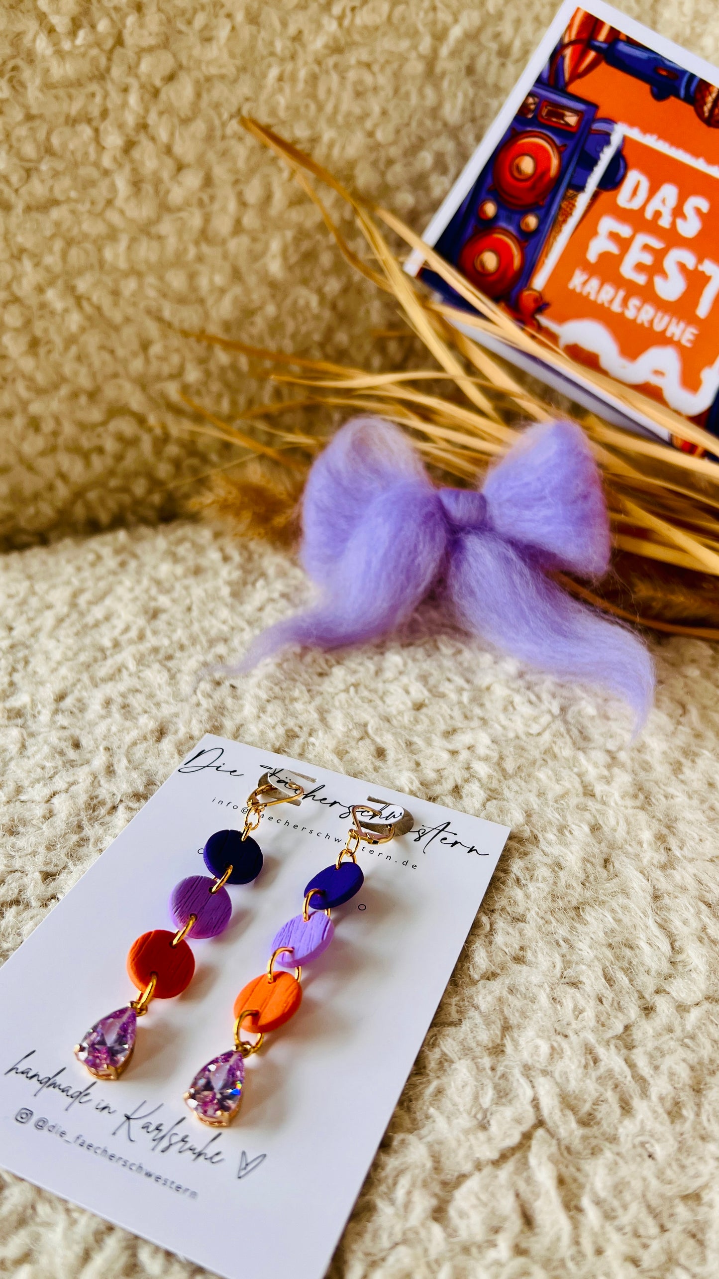 die FESTival Ohrringe 💜🧡 | No. 1