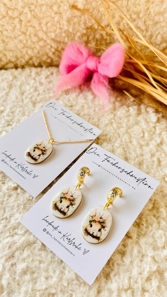 Ostern 🌼 | Set - Ohrringe & Halskette „Ronja“