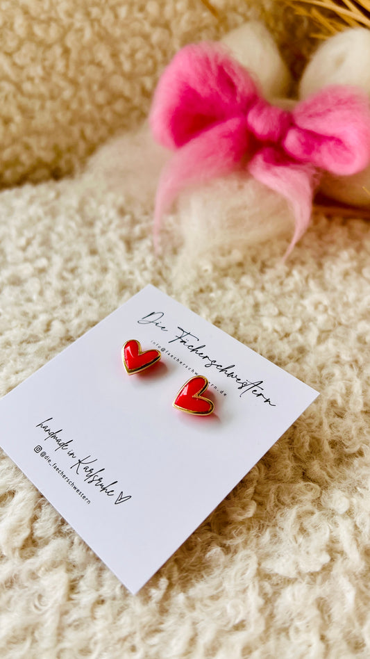 SPRINGVIBES 🌸 | Herzchen Stecker rot