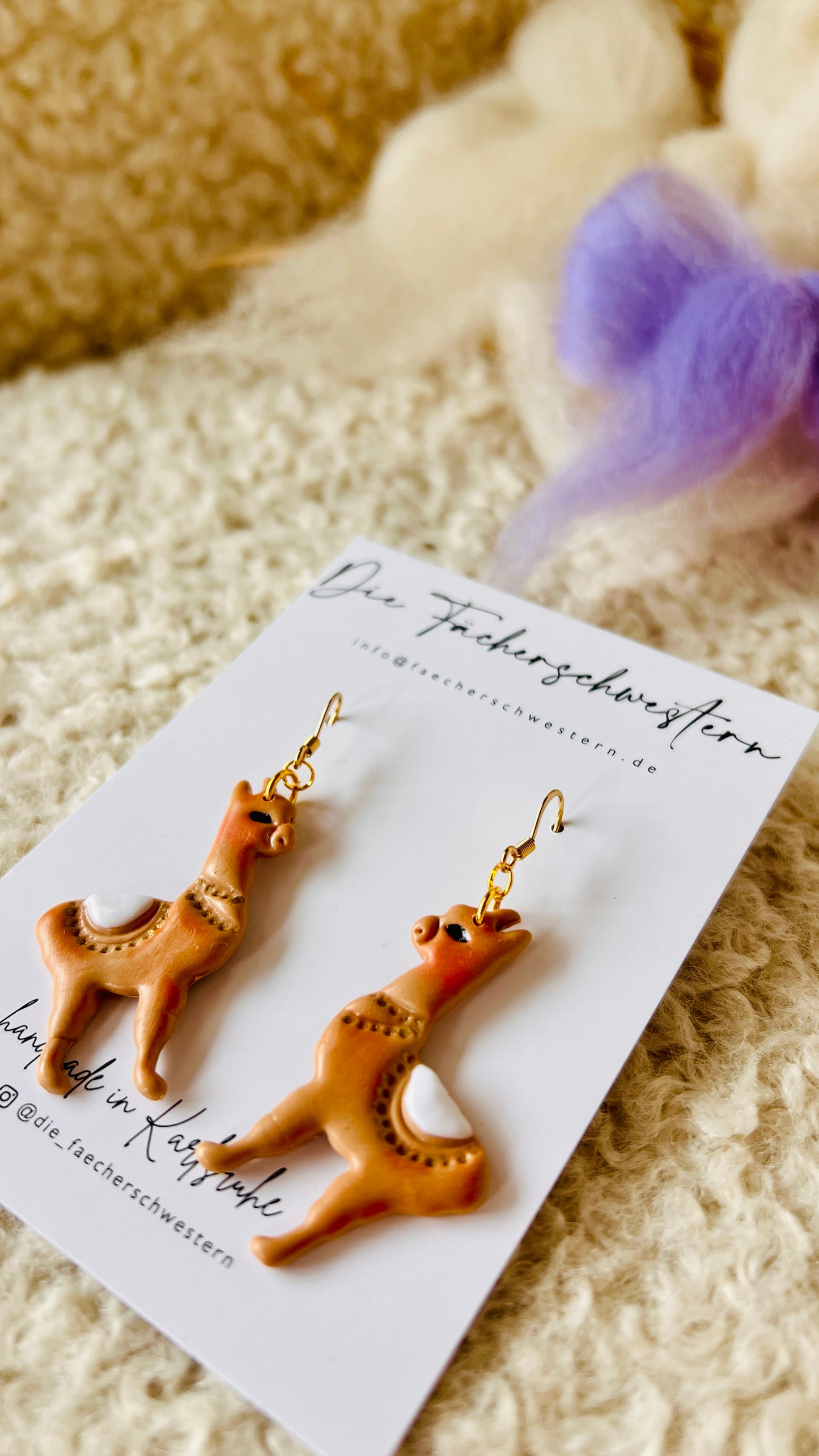Ohrringe „Alpaka“ 🦙