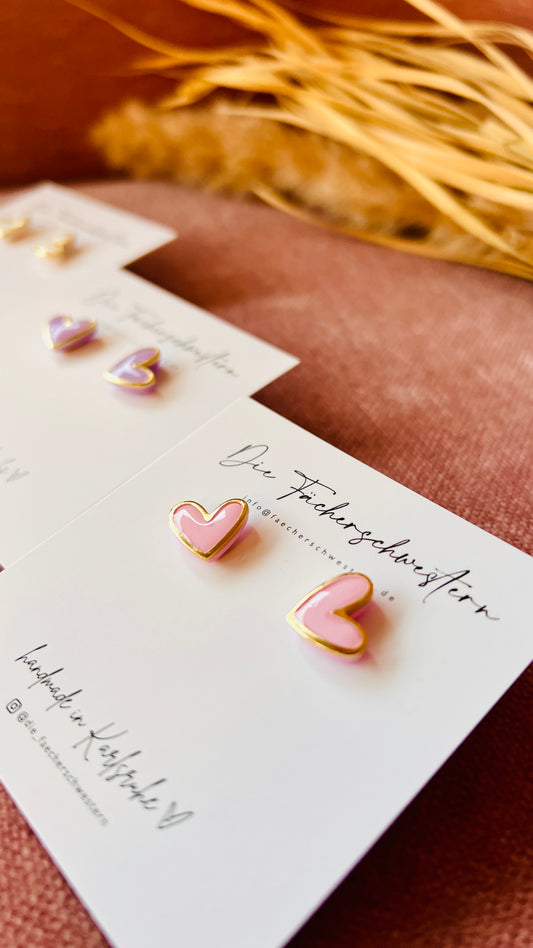 L.O.V.E. ❤️ | Herzchen Ohrstecker (versch. Farben)