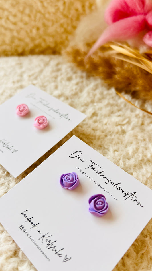 SPRINGVIBES 🌸 | Ohrstecker „Rose“ (versch. Farben)