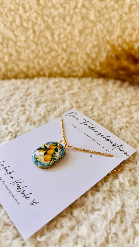 SPRINGVIBES 🌸 | Halskette „Lemon“ 🍋