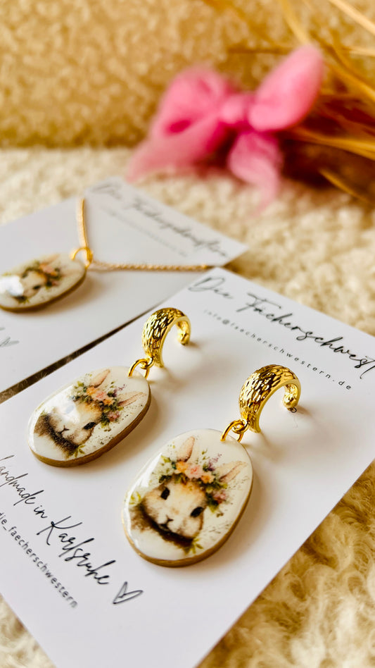 Ostern 🌼 | Set - Ohrringe & Halskette „Ronja“