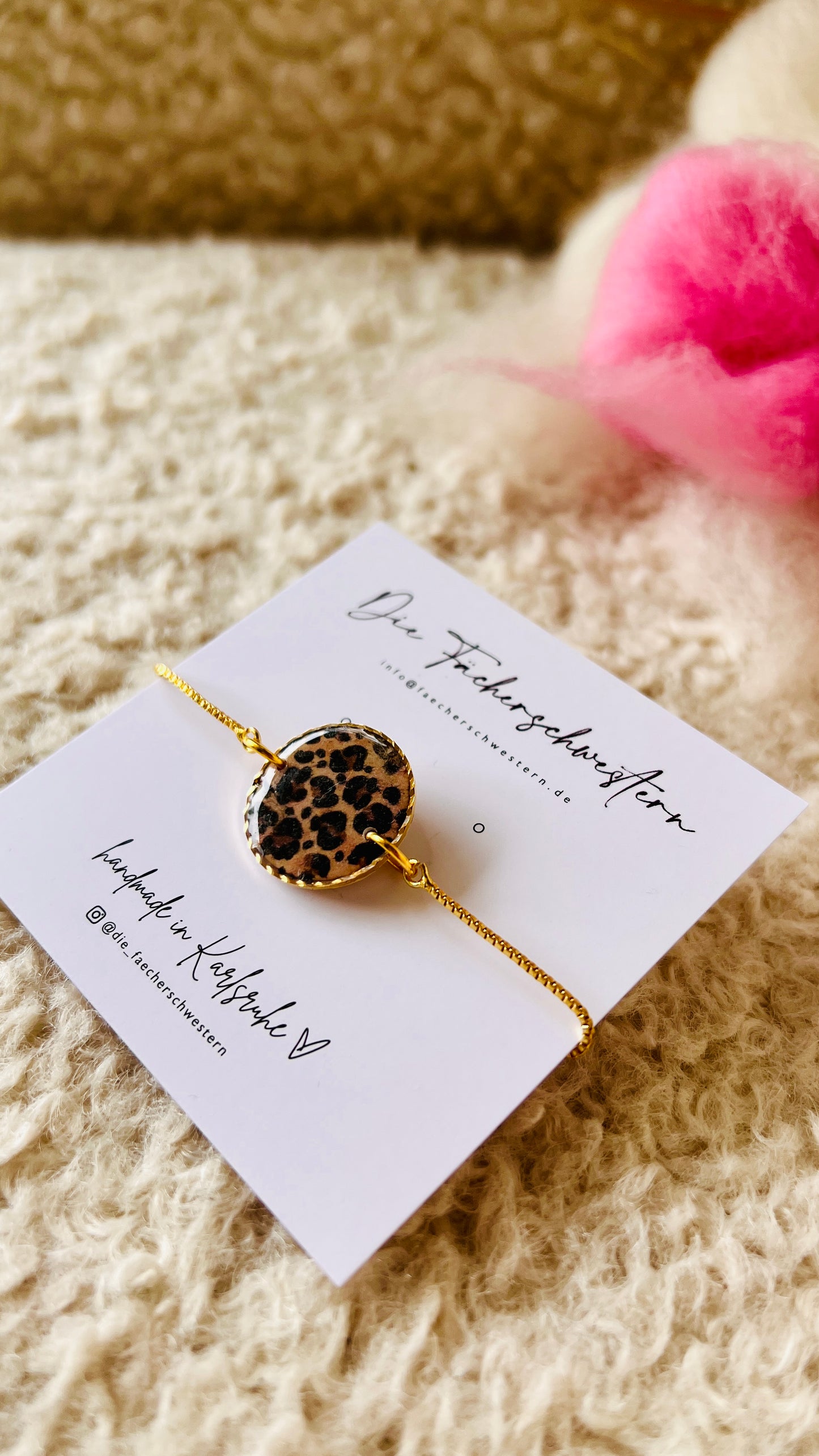 Leo Armband braun