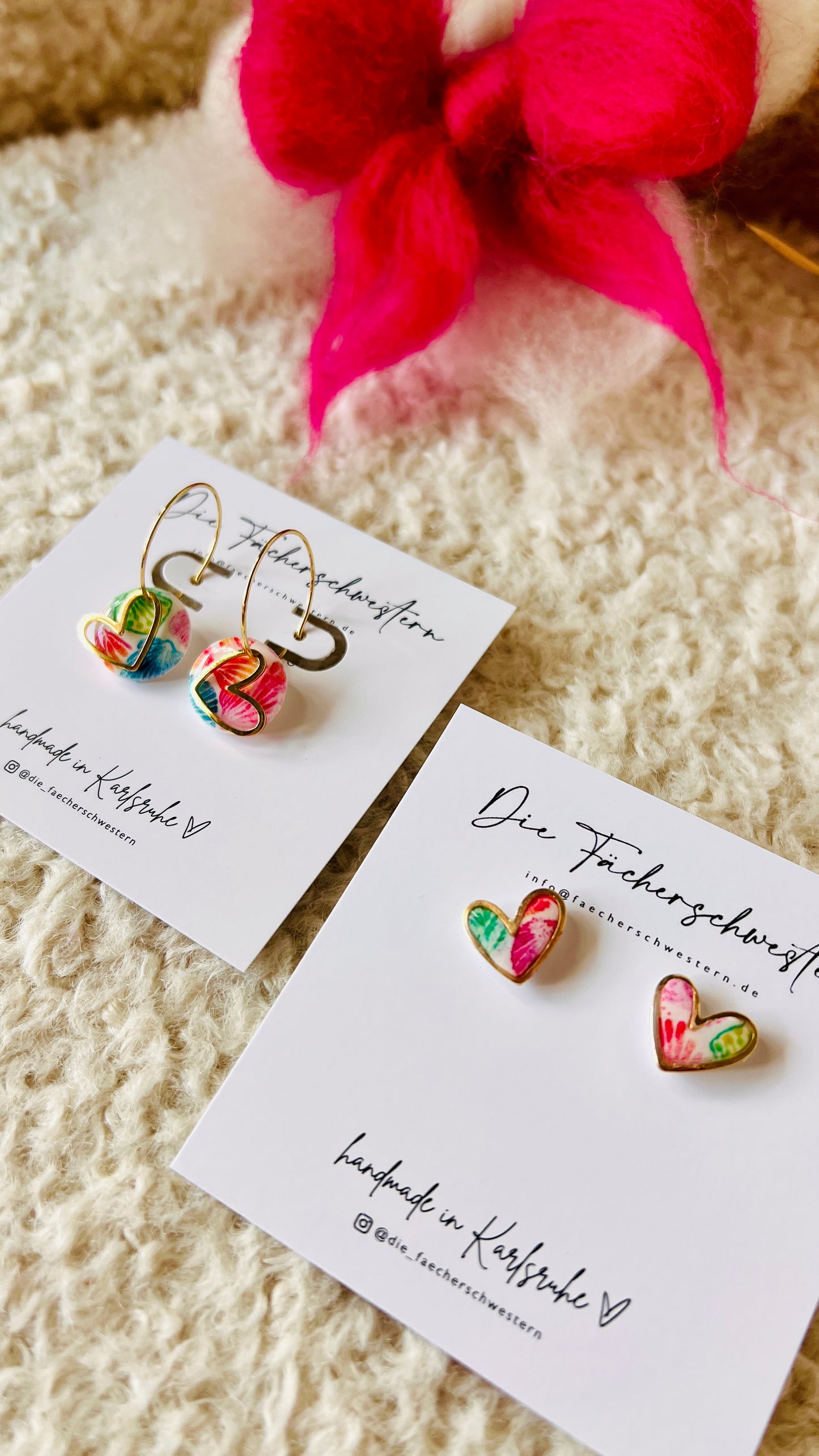 🐚 Herzchen Bundle -    Creole & Stecker