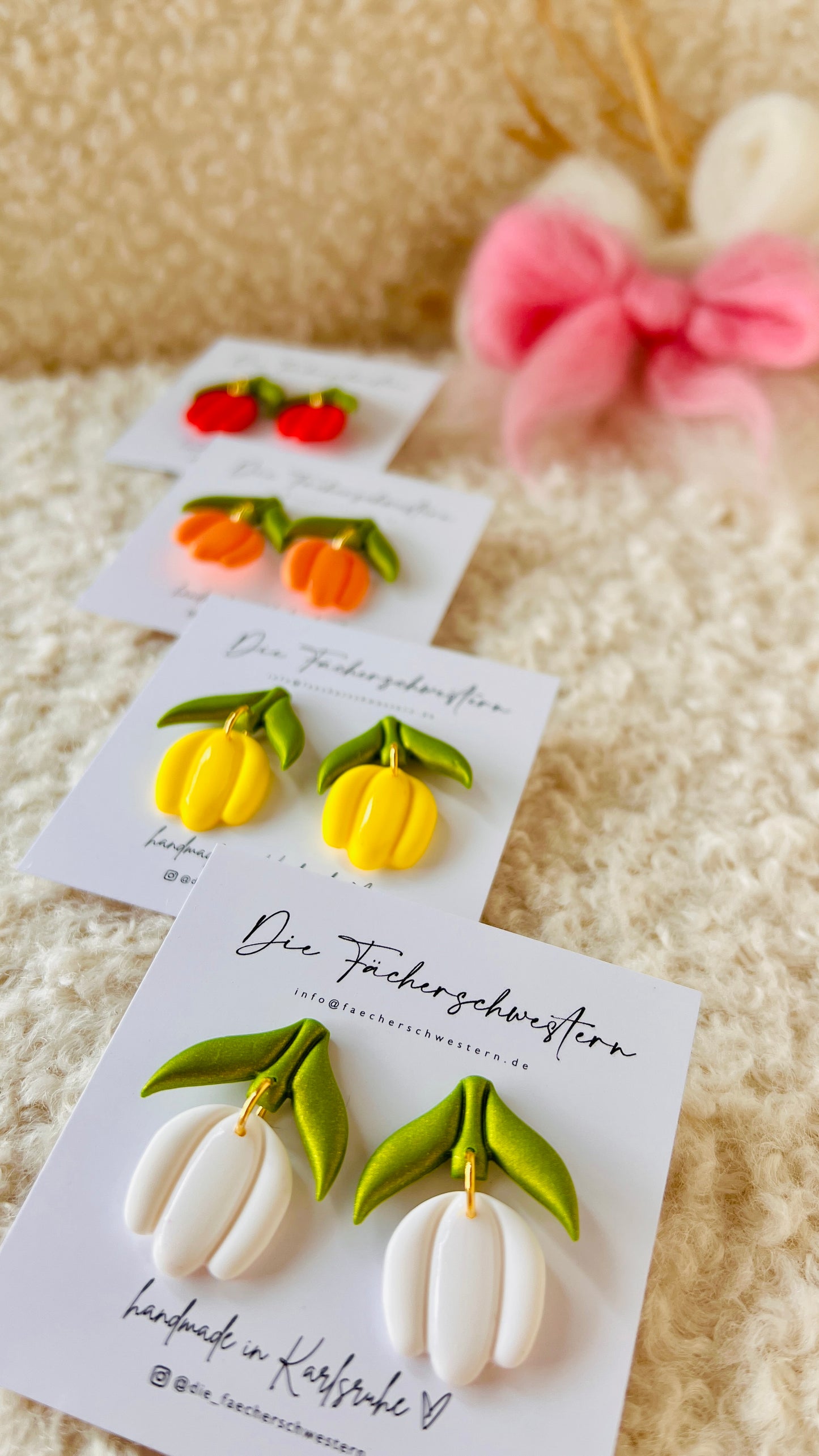 Tulpen-Ohrringe (versch. Farben)