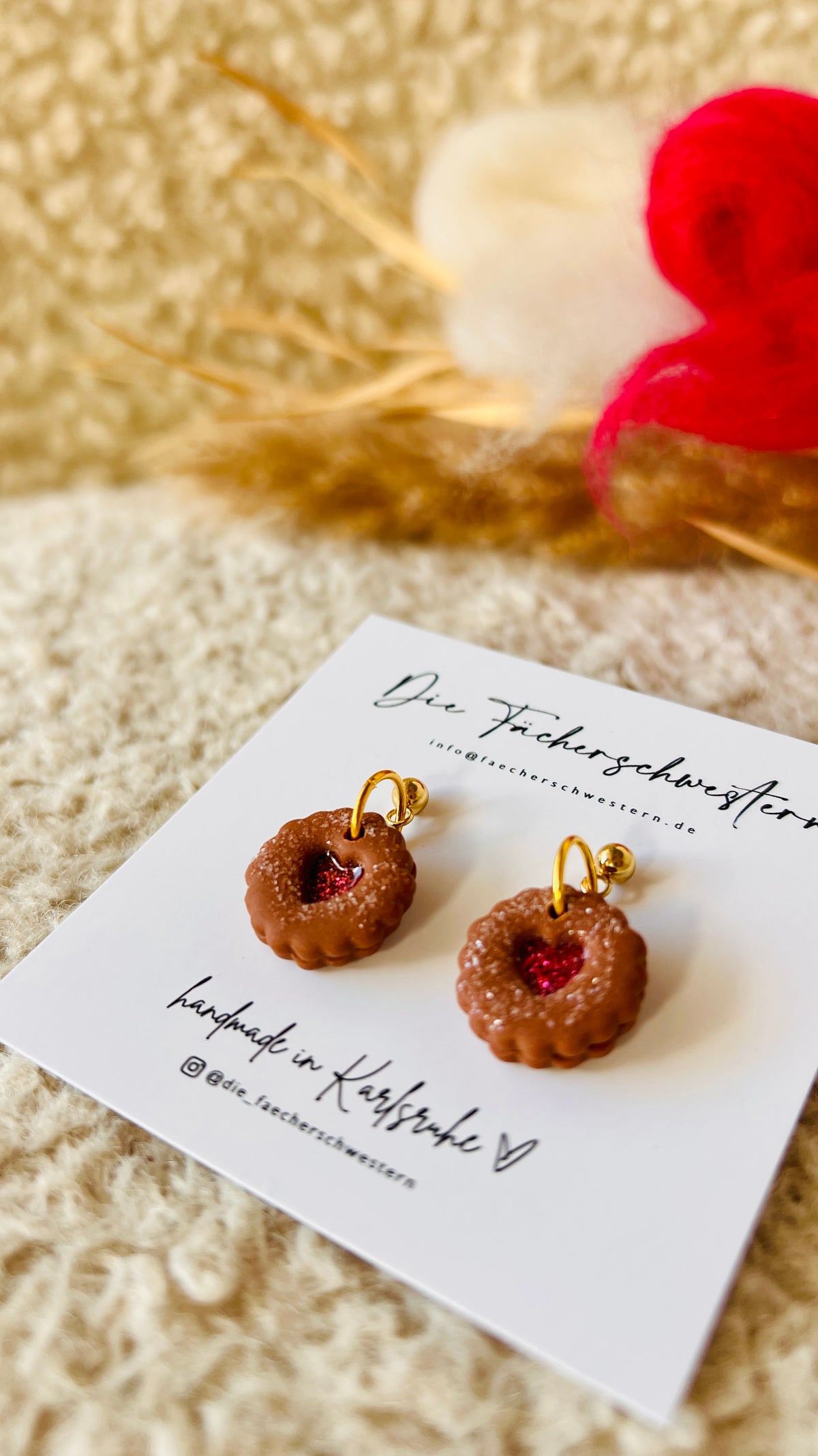 Holiday Season 🎄 | Linzerplätzchen Ohrringe