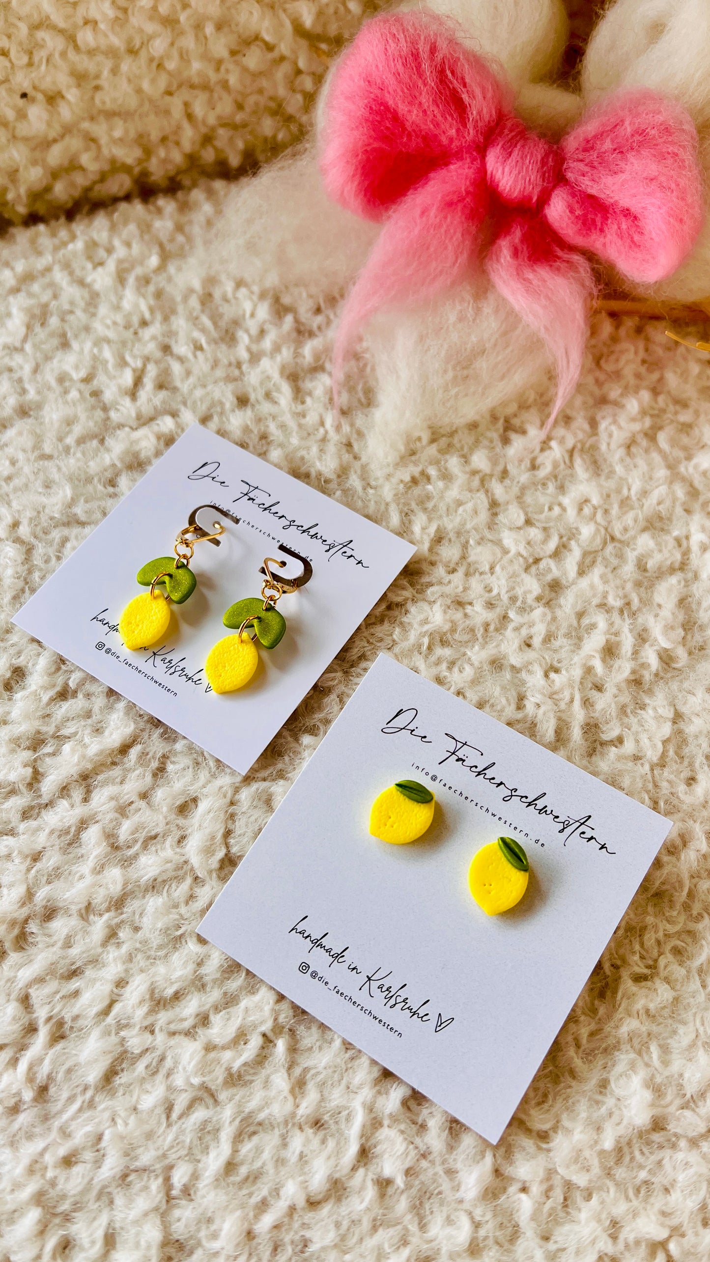 SPRINGVIBES 🌸 | Ohrringe & Stecker „Lemon“ 🍋