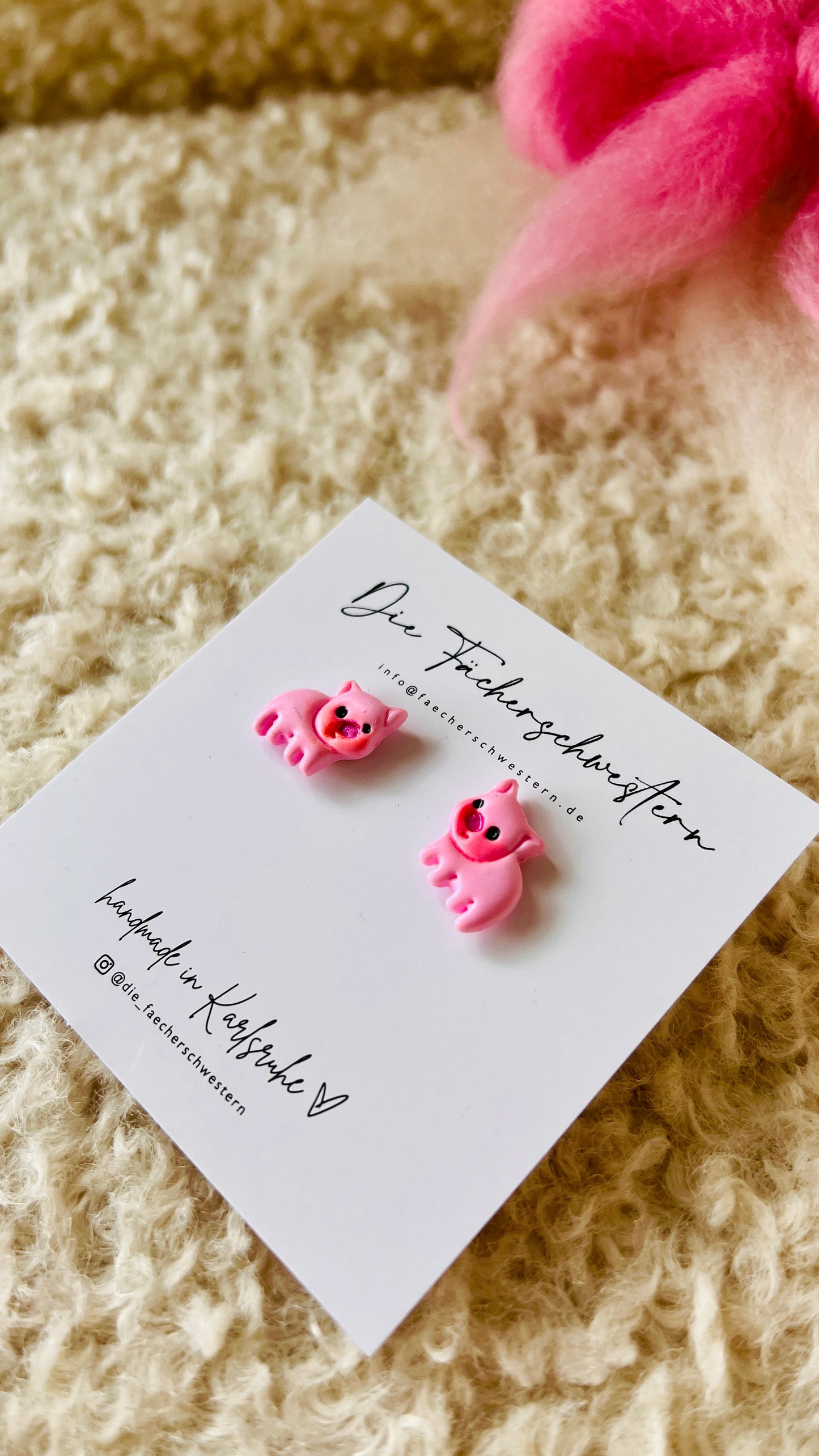 Ohrstecker Schweinchen & Elefant