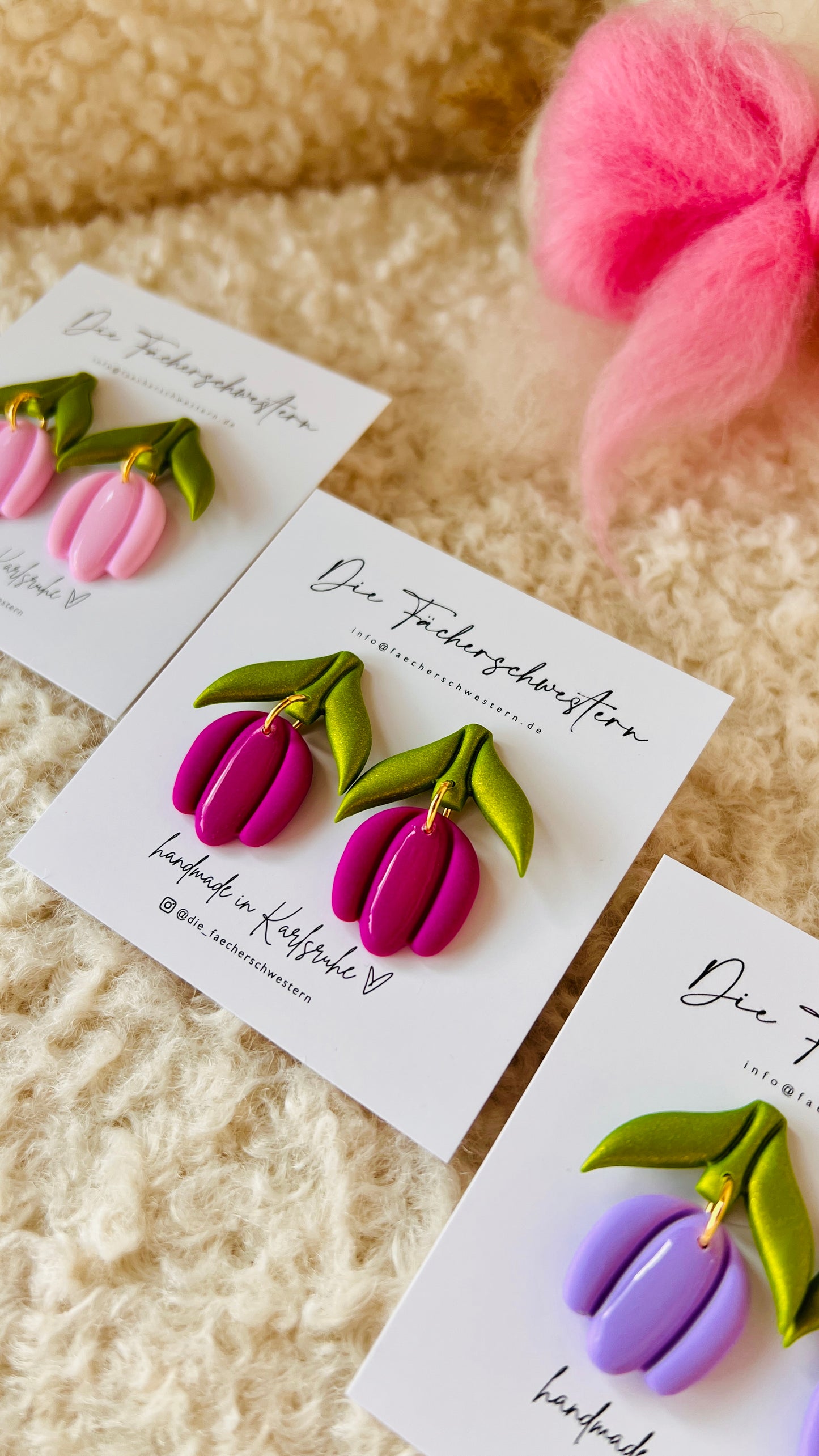 Ostern 🌼 | Tulpen-Ohrringe (versch. Farben)