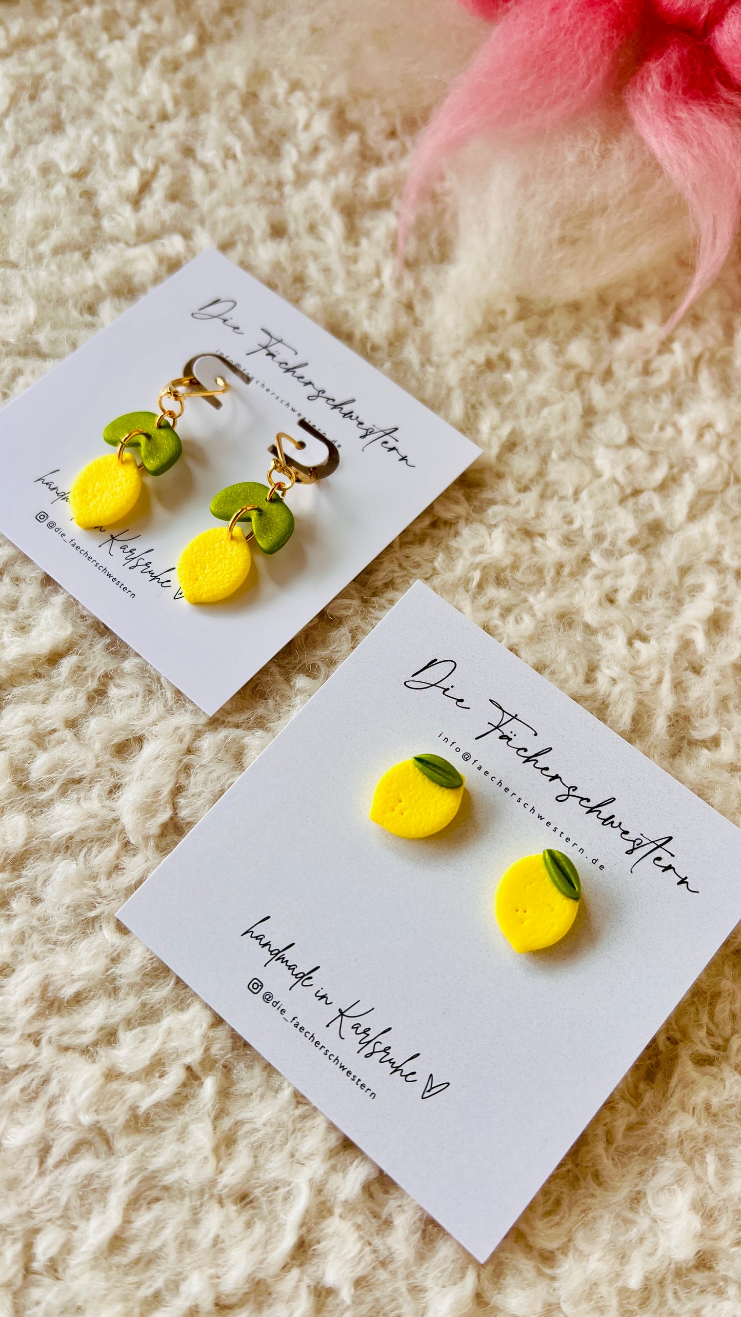 SPRINGVIBES 🌸 | Ohrringe & Stecker „Lemon“ 🍋