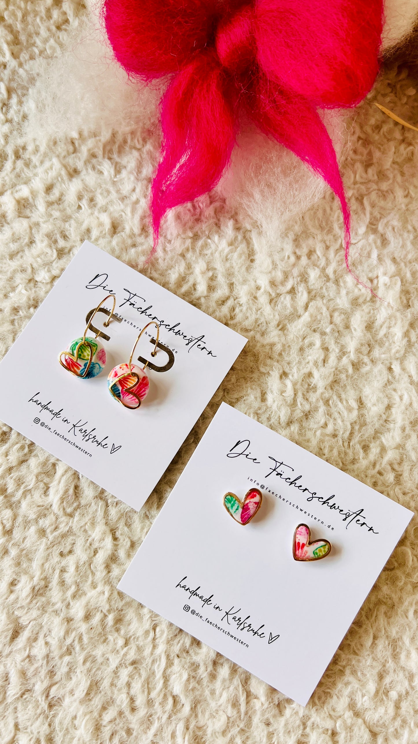 🐚 Herzchen Bundle -    Creole & Stecker