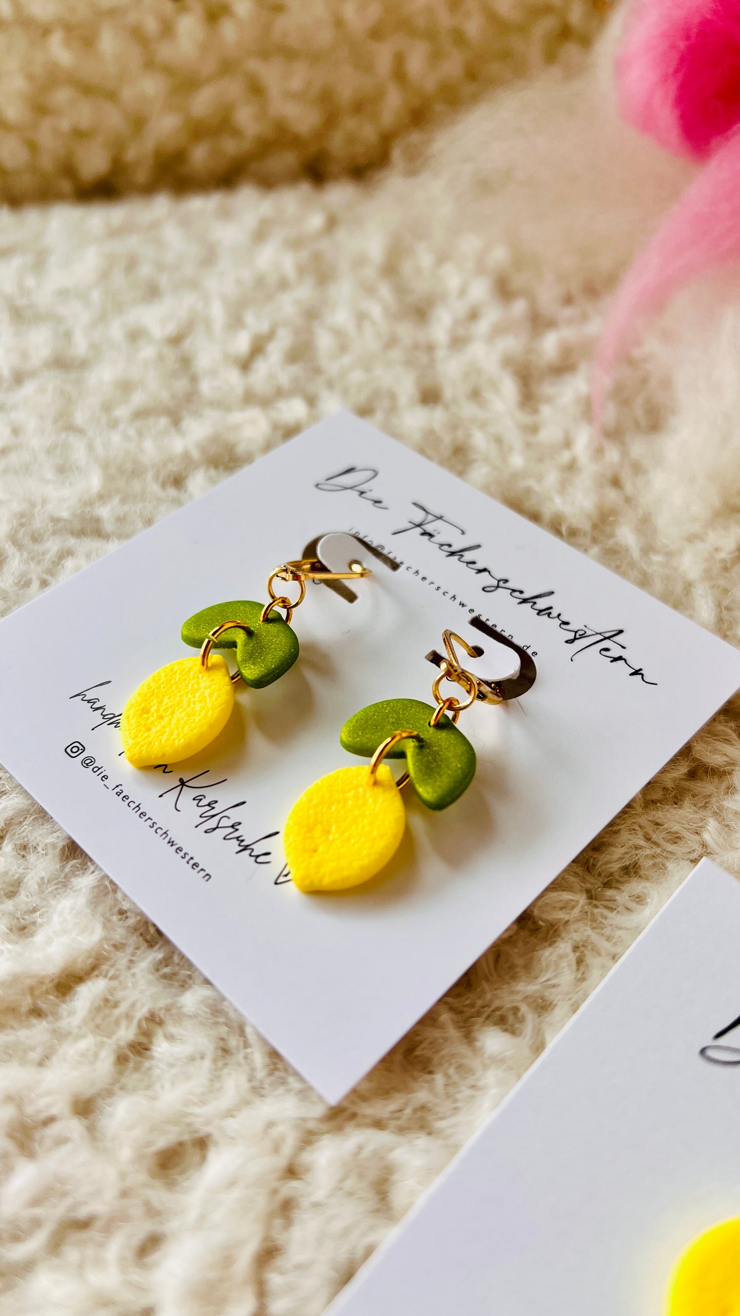 SPRINGVIBES 🌸 | Ohrringe & Stecker „Lemon“ 🍋