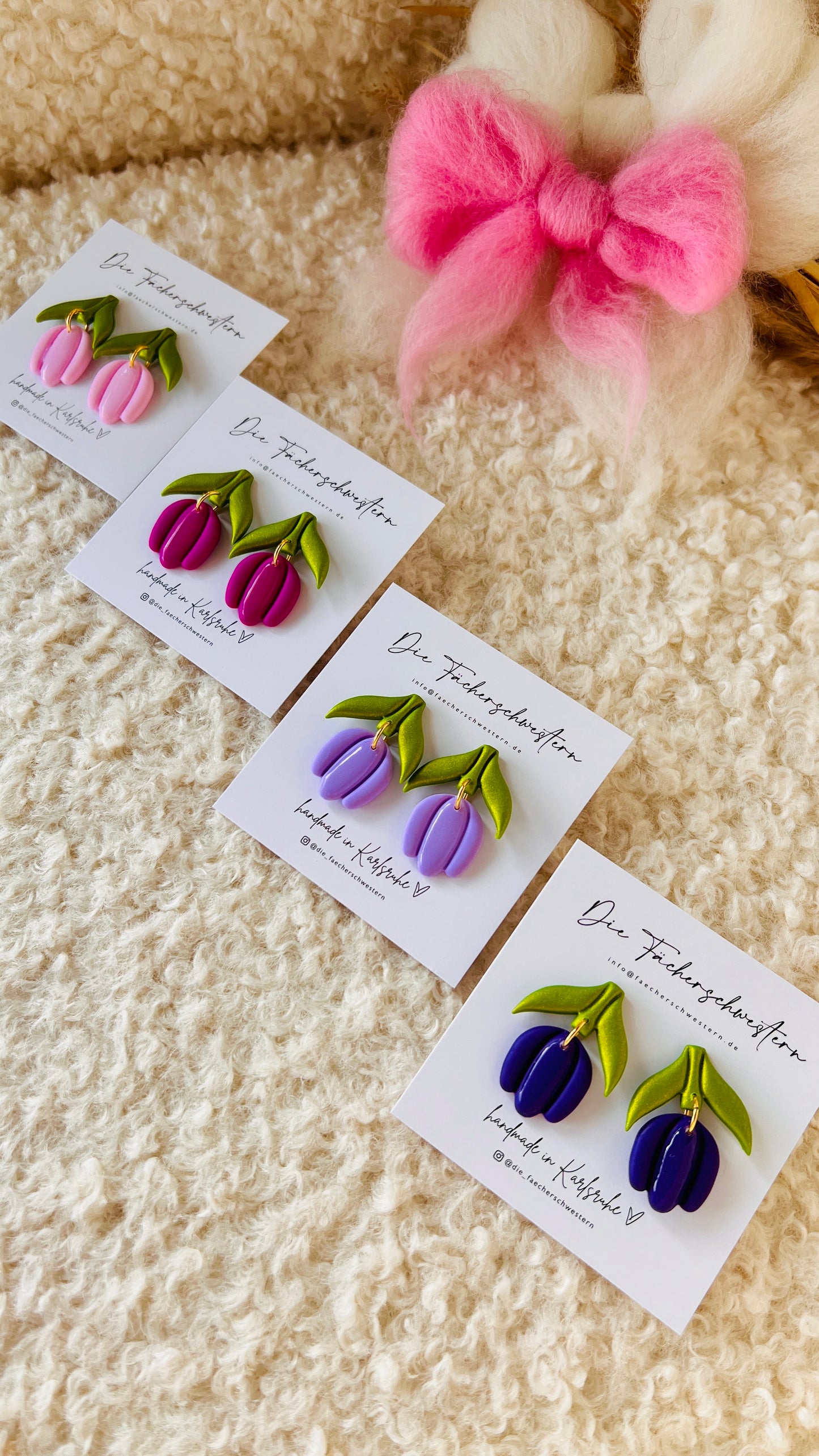 Ostern 🌼 | Tulpen-Ohrringe (versch. Farben)