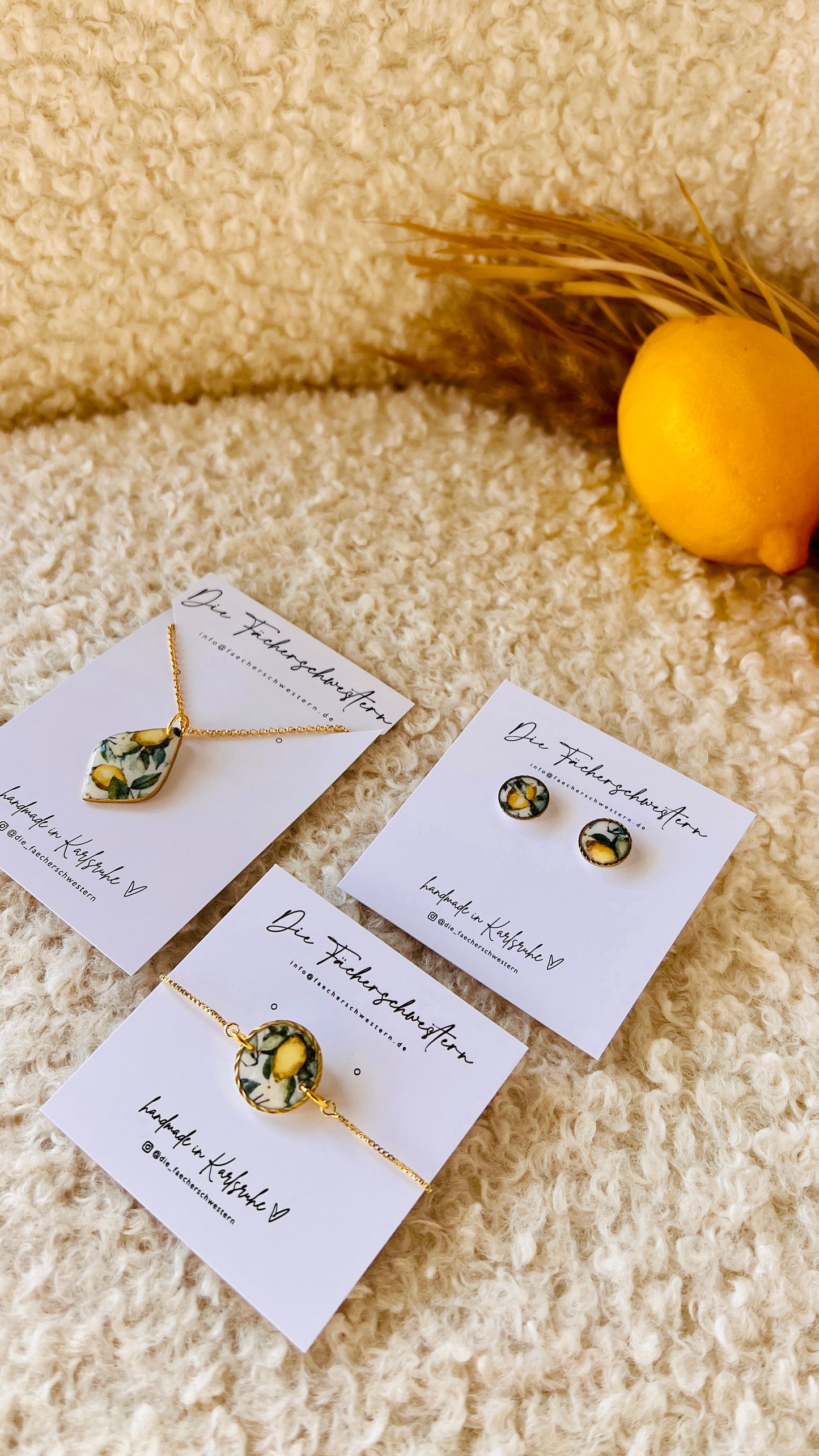 SPRINGVIBES 🌸 | Schmuckset „Lemon“ 🍋