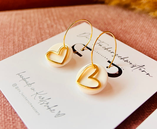 L.O.V.E. ❤️ | Herzchen Creole (versch. Farben)