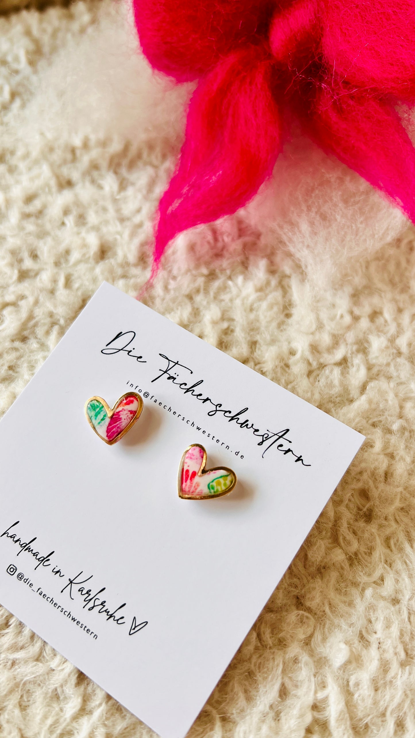 🐚 Herzchen Ohrstecker