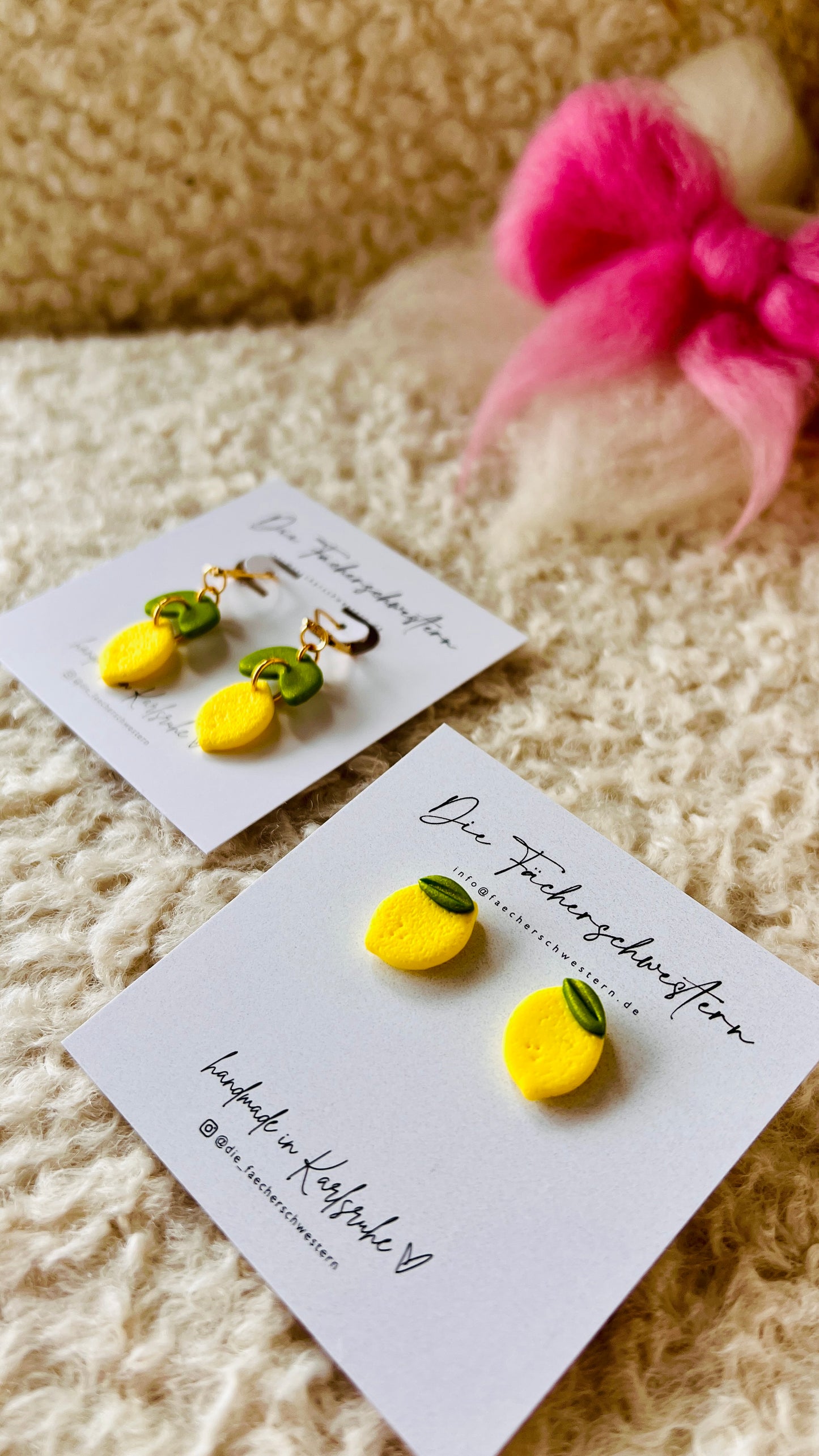 SPRINGVIBES 🌸 | Ohrringe & Stecker „Lemon“ 🍋