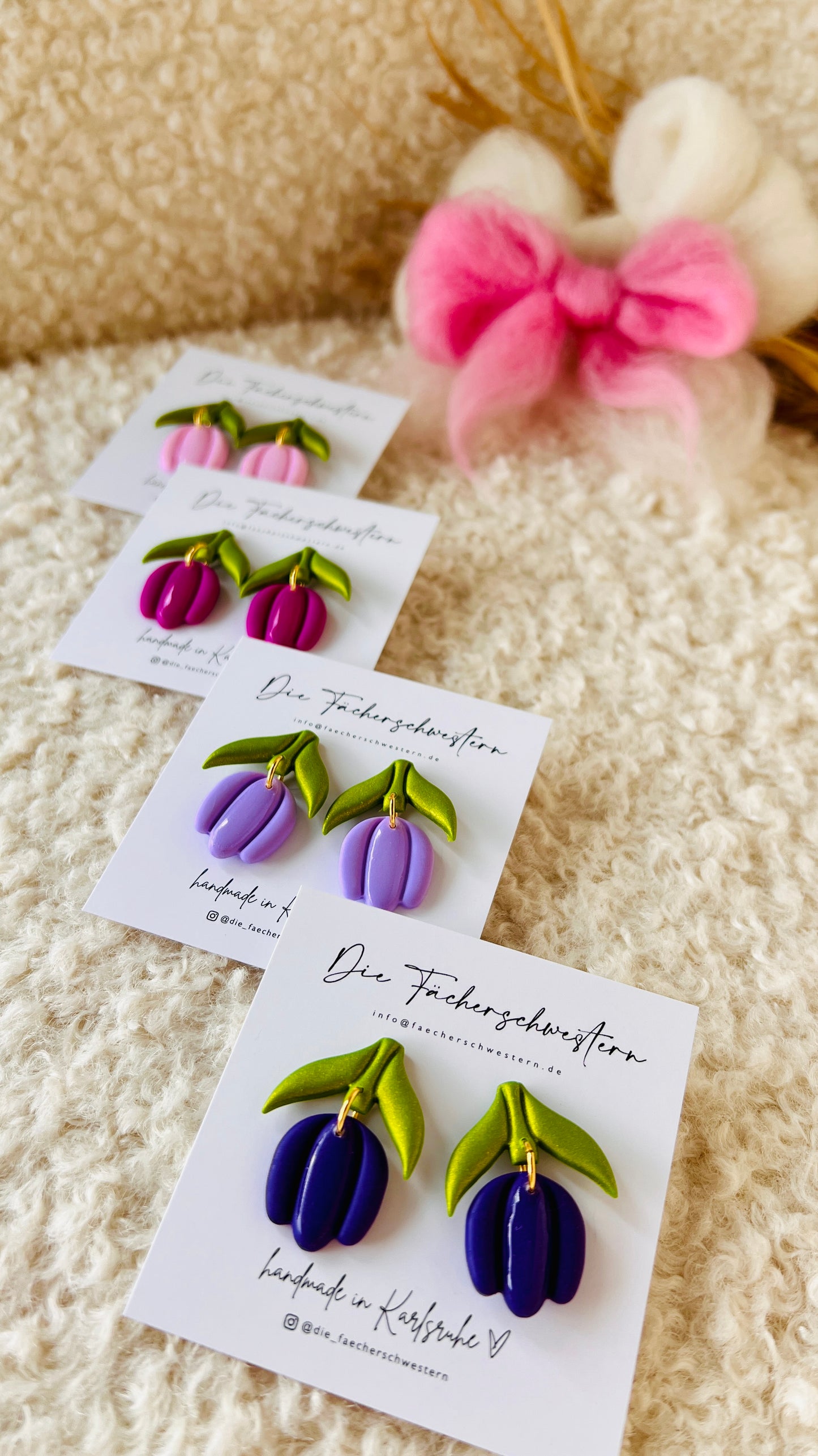 Ostern 🌼 | Tulpen-Ohrringe (versch. Farben)