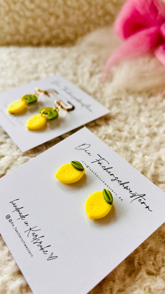 SPRINGVIBES 🌸 | Ohrringe & Stecker „Lemon“ 🍋