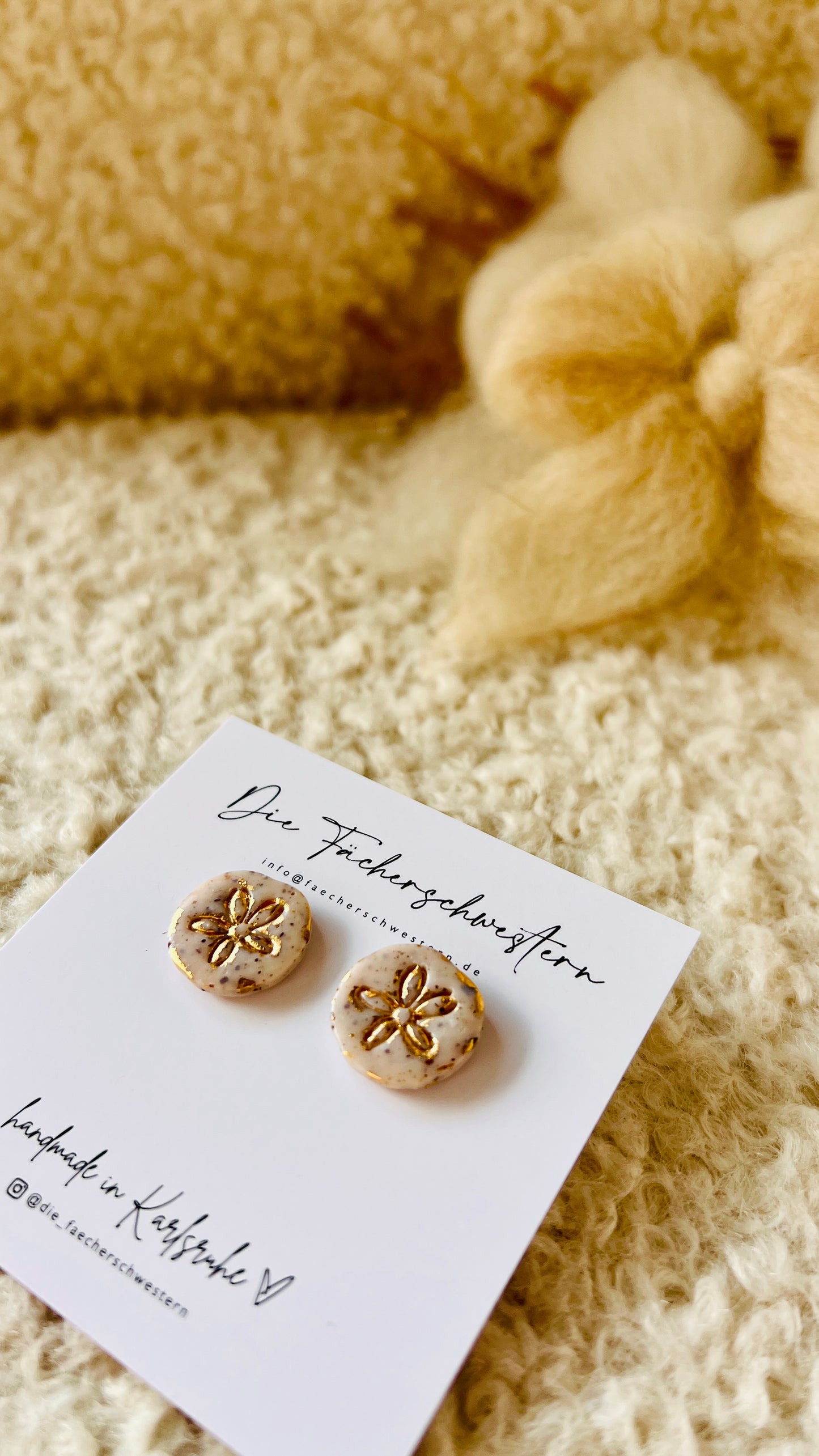 Sand & Sea 🐚 | Ohrstecker Sanddollar