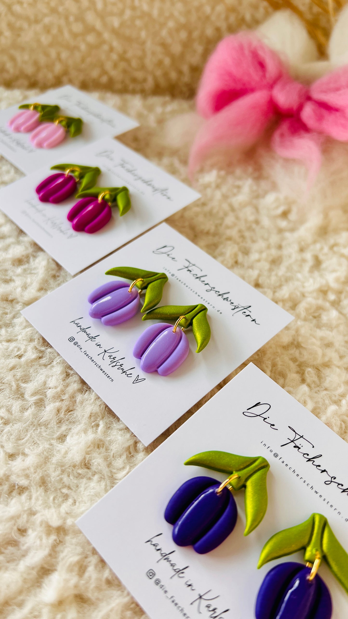 Ostern 🌼 | Tulpen-Ohrringe (versch. Farben)