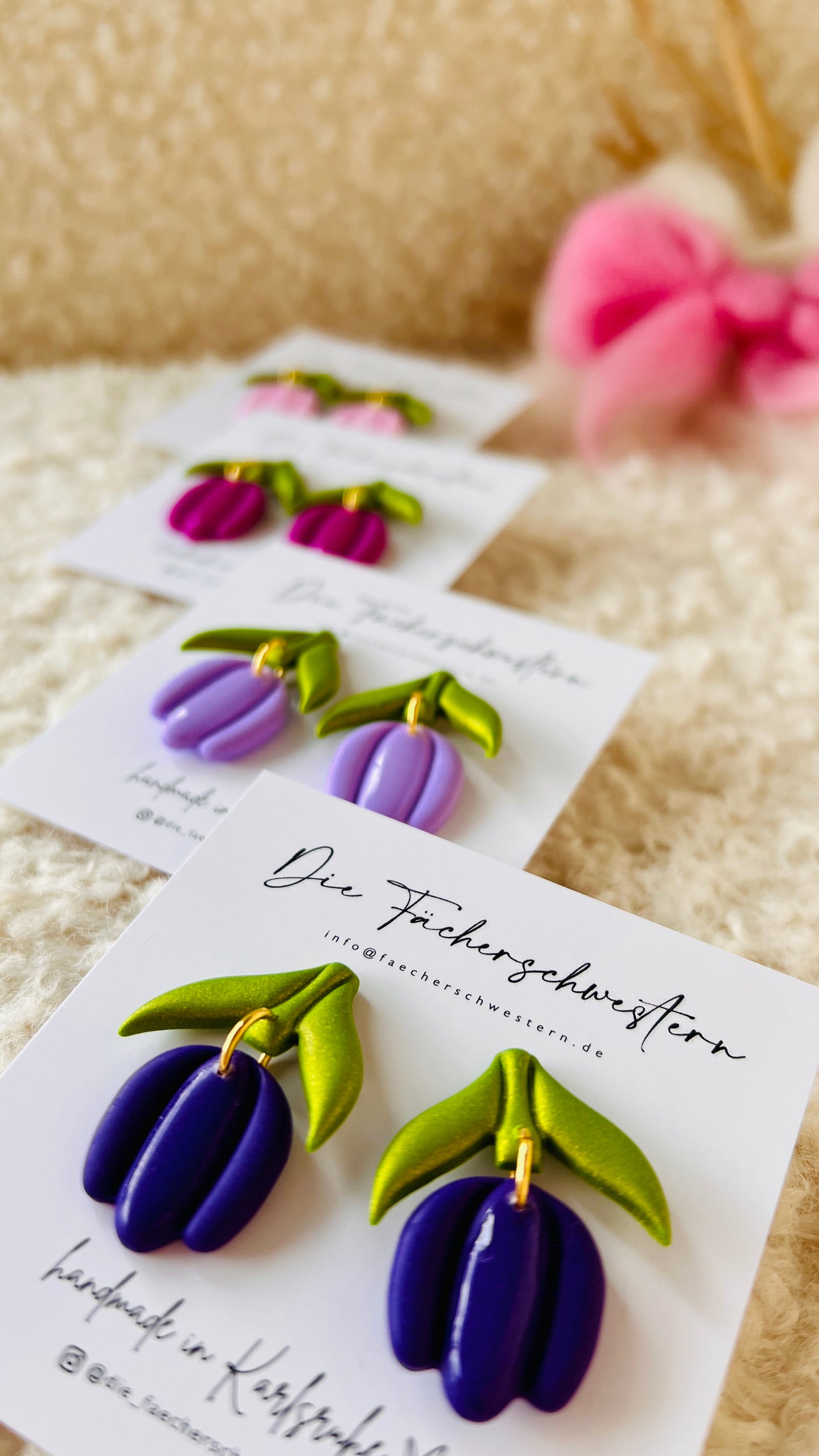 Ostern 🌼 | Tulpen-Ohrringe (versch. Farben)