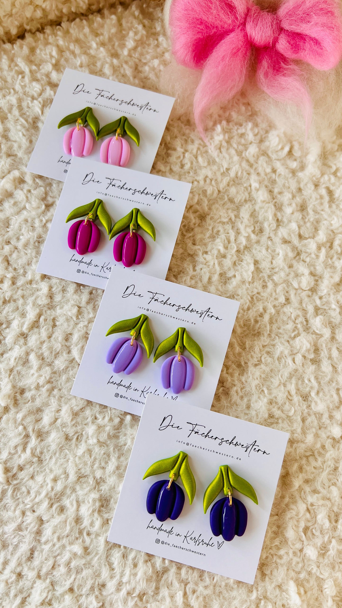 Ostern 🌼 | Tulpen-Ohrringe (versch. Farben)