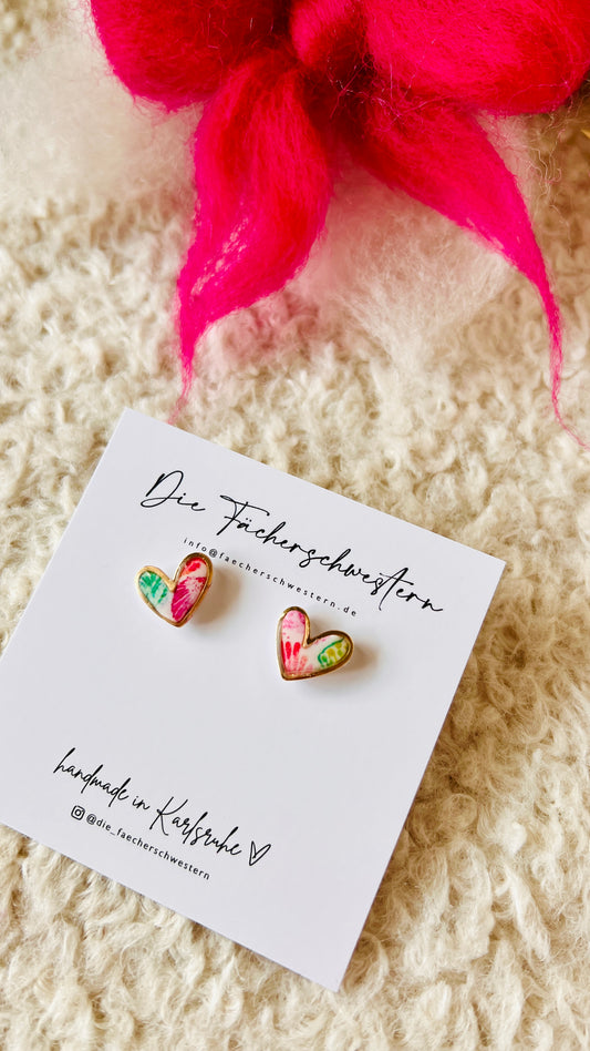 🐚 Herzchen Ohrstecker