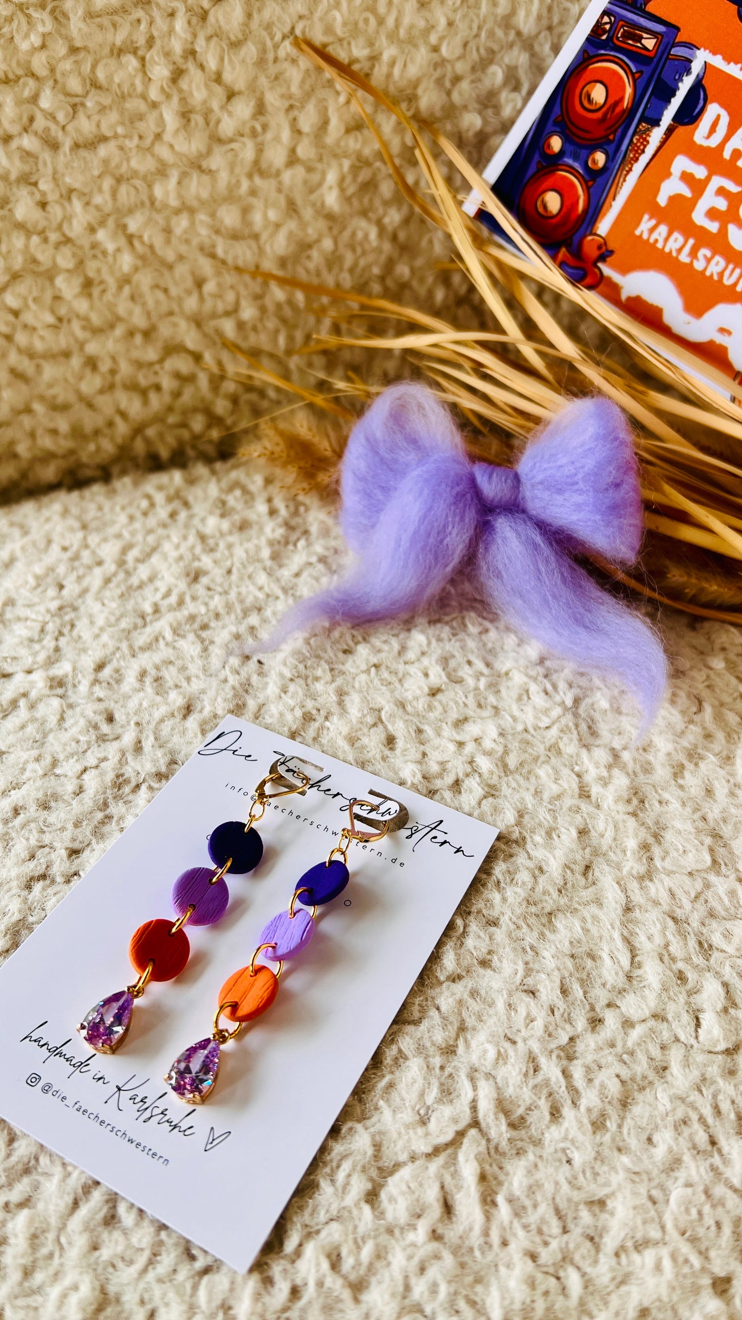 die FESTival Ohrringe 💜🧡 | No. 1