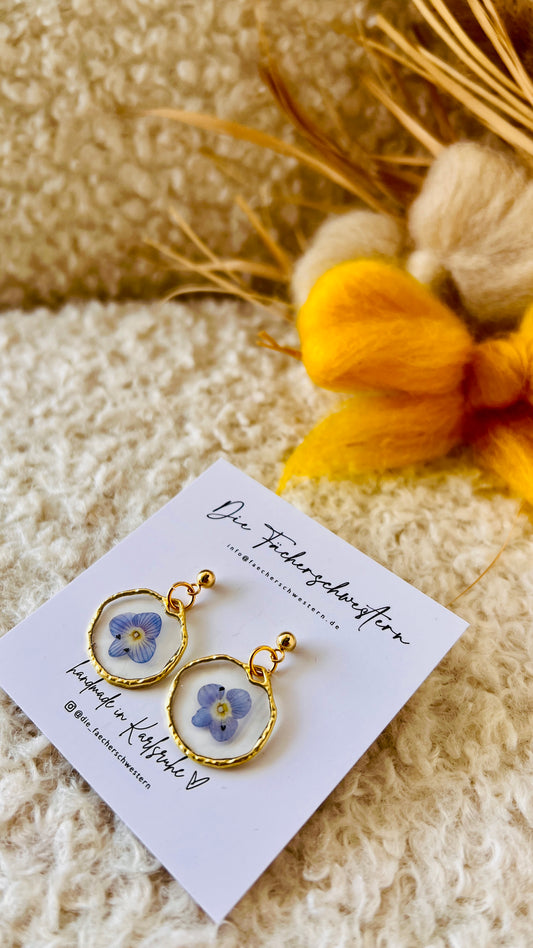 SPRINGVIBES 🌸 | Ohrringe „wildes Stiefmütterchen“ groß