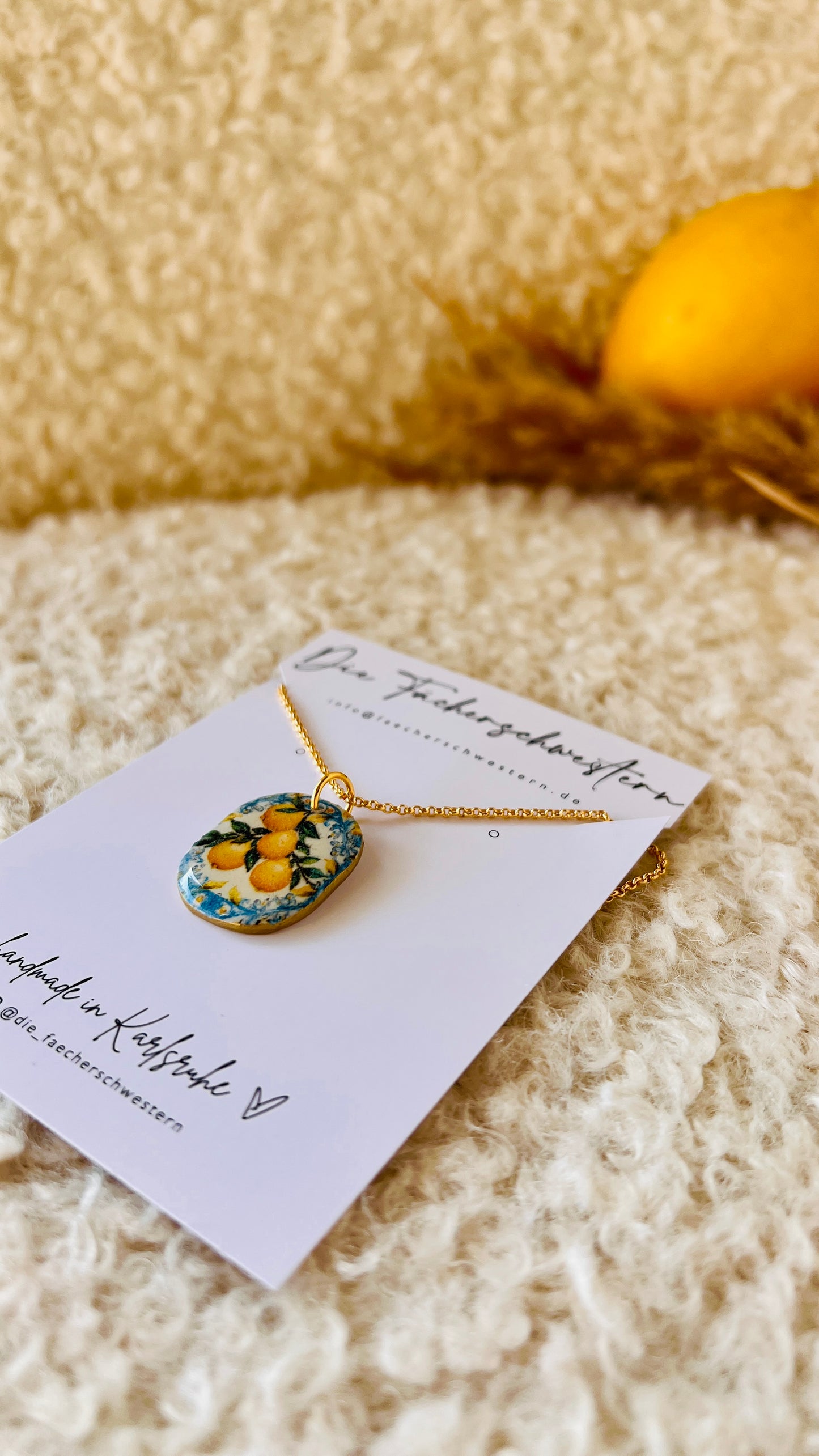 SPRINGVIBES 🌸 | Halskette „Lemon“ 🍋