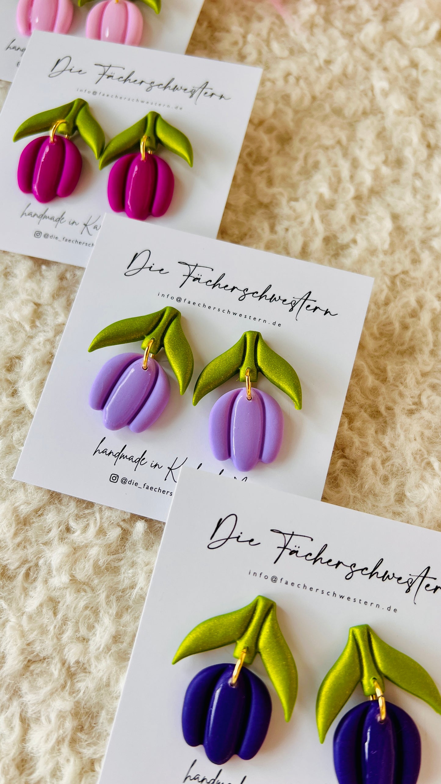 Ostern 🌼 | Tulpen-Ohrringe (versch. Farben)