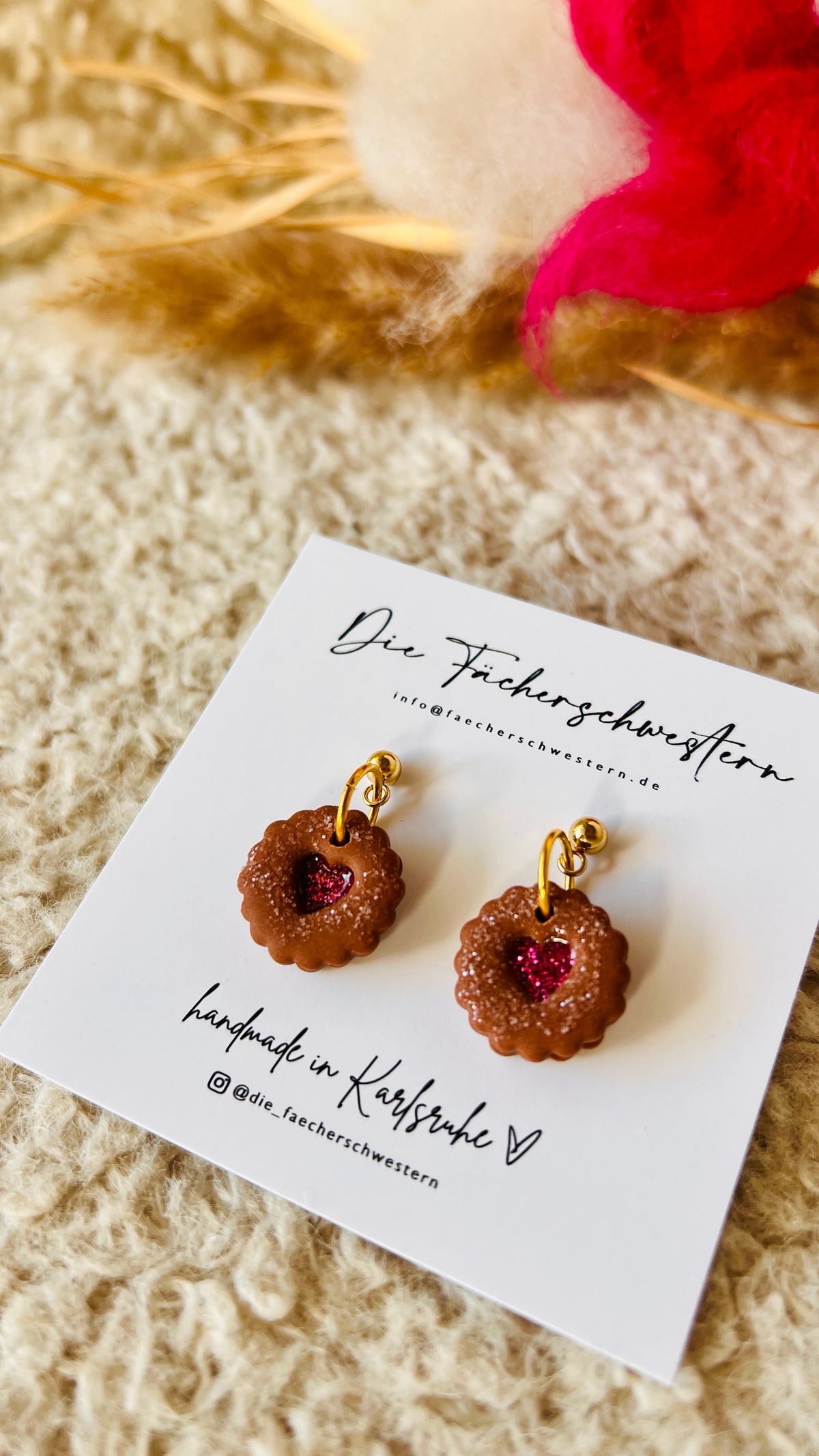 Holiday Season 🎄 | Linzerplätzchen Ohrringe