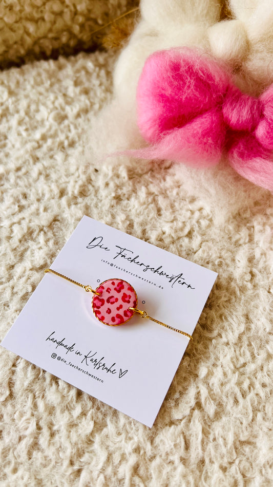 Leo Armband rosa