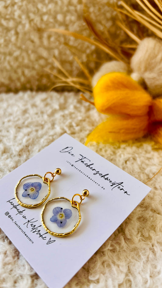 SPRINGVIBES 🌸 | Ohrringe „wildes Stiefmütterchen“ groß