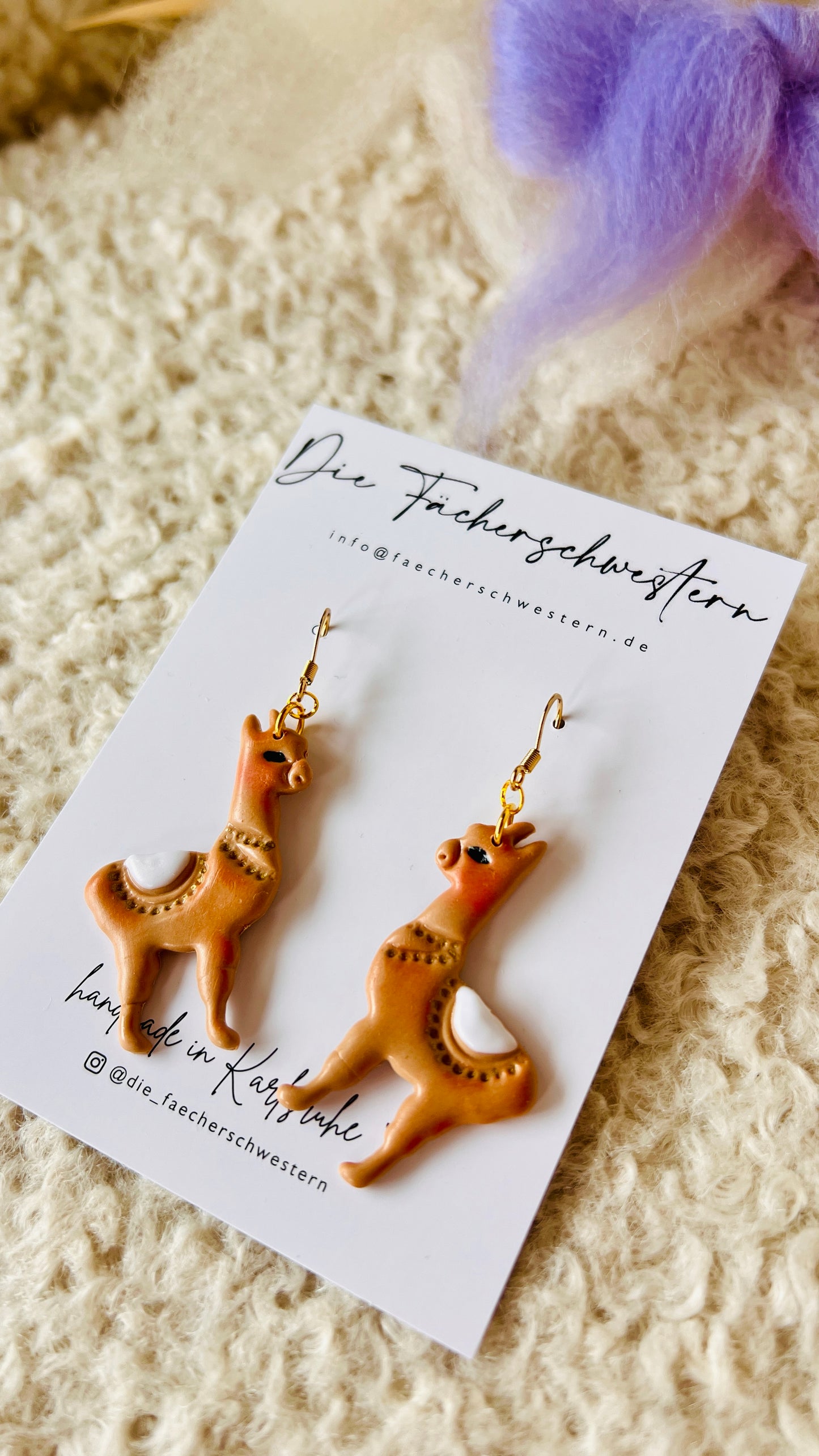 Ohrringe „Alpaka“ 🦙
