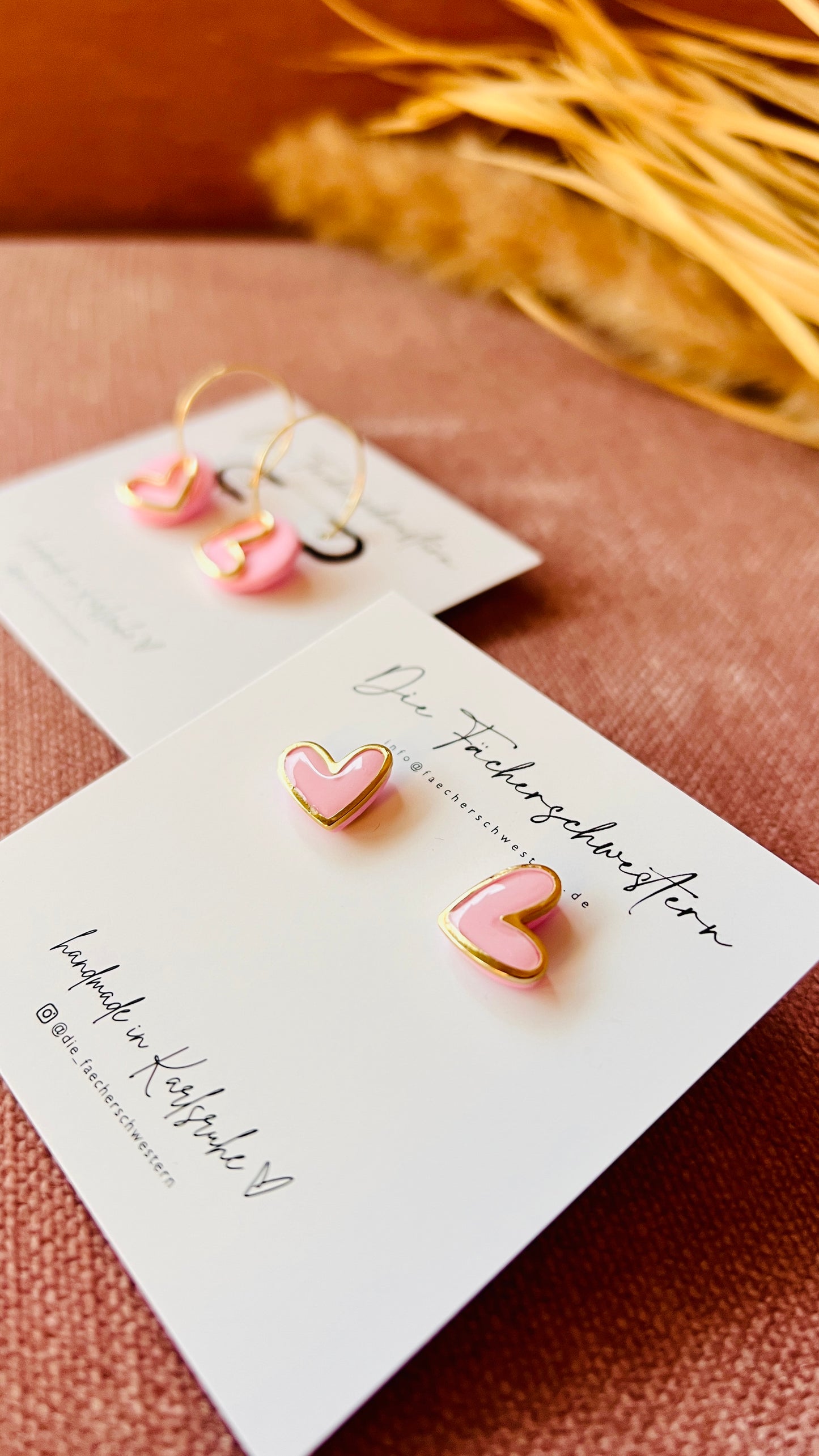 L.O.V.E. ❤️ | Herzchen Bundle - Creole & Stecker (versch. Farben)