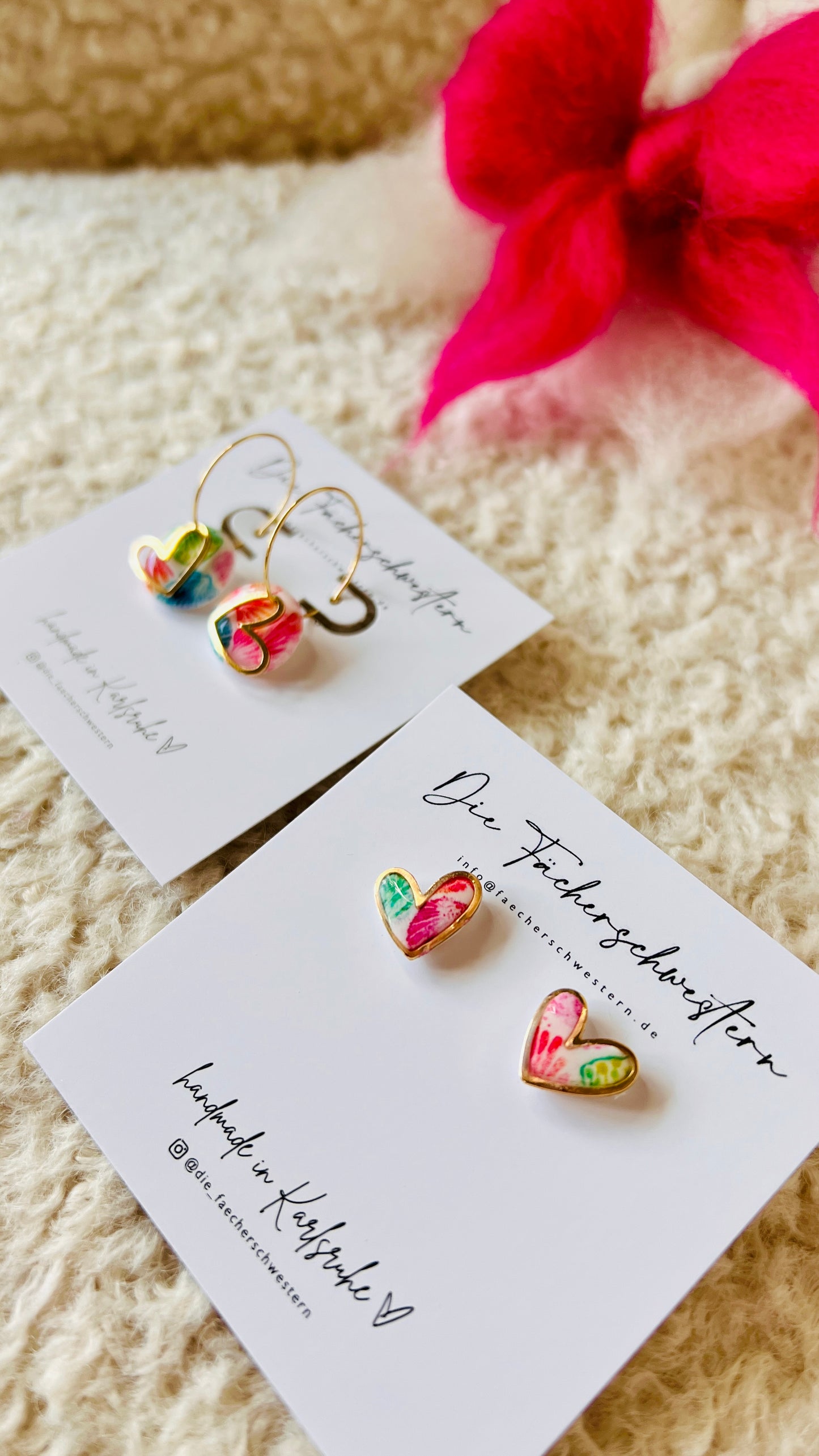 🐚 Herzchen Bundle -    Creole & Stecker