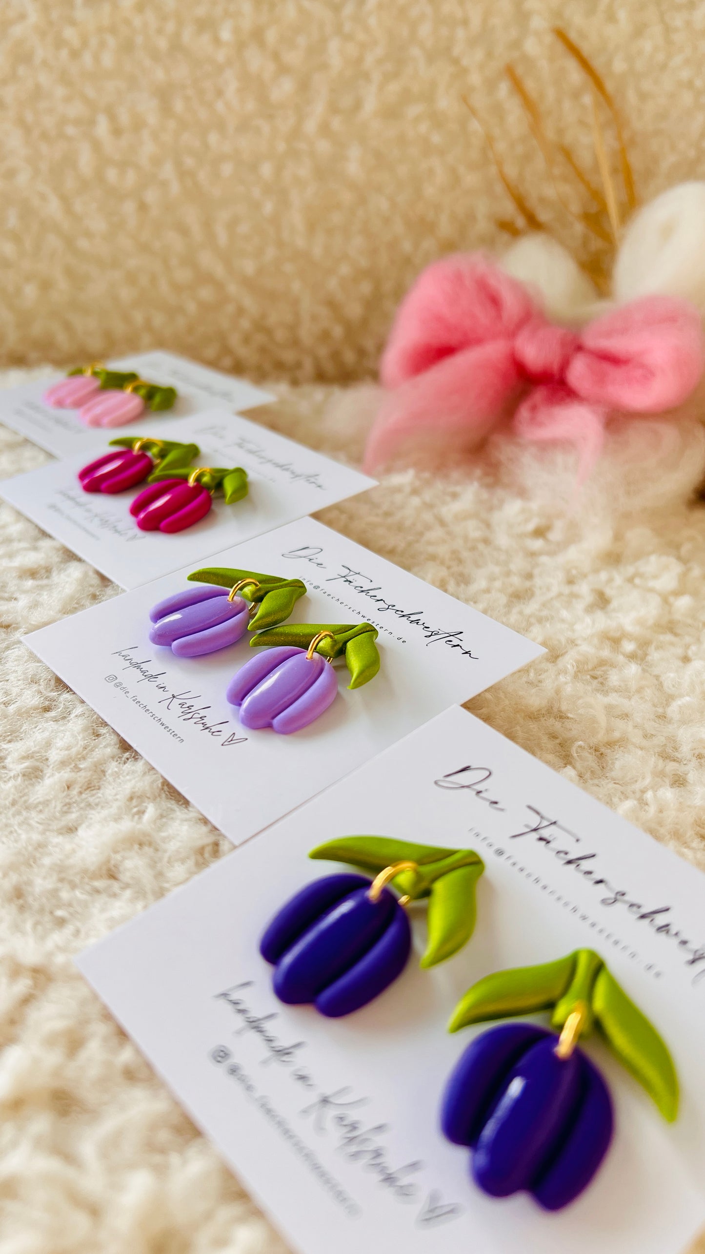 Ostern 🌼 | Tulpen-Ohrringe (versch. Farben)