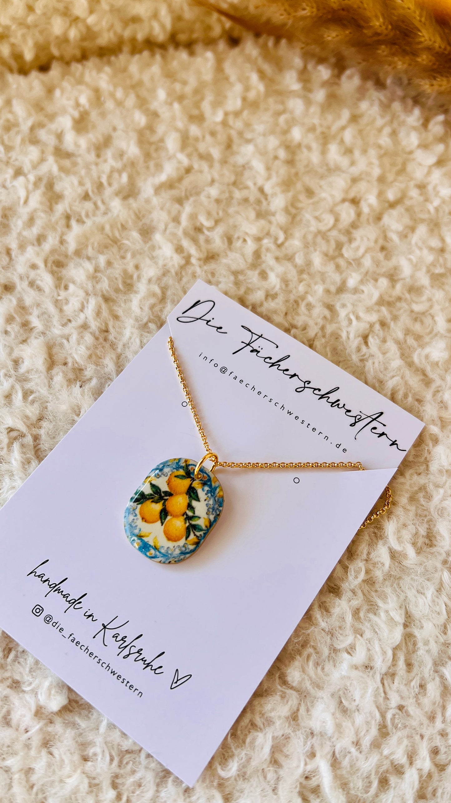 SPRINGVIBES 🌸 | Halskette „Lemon“ 🍋