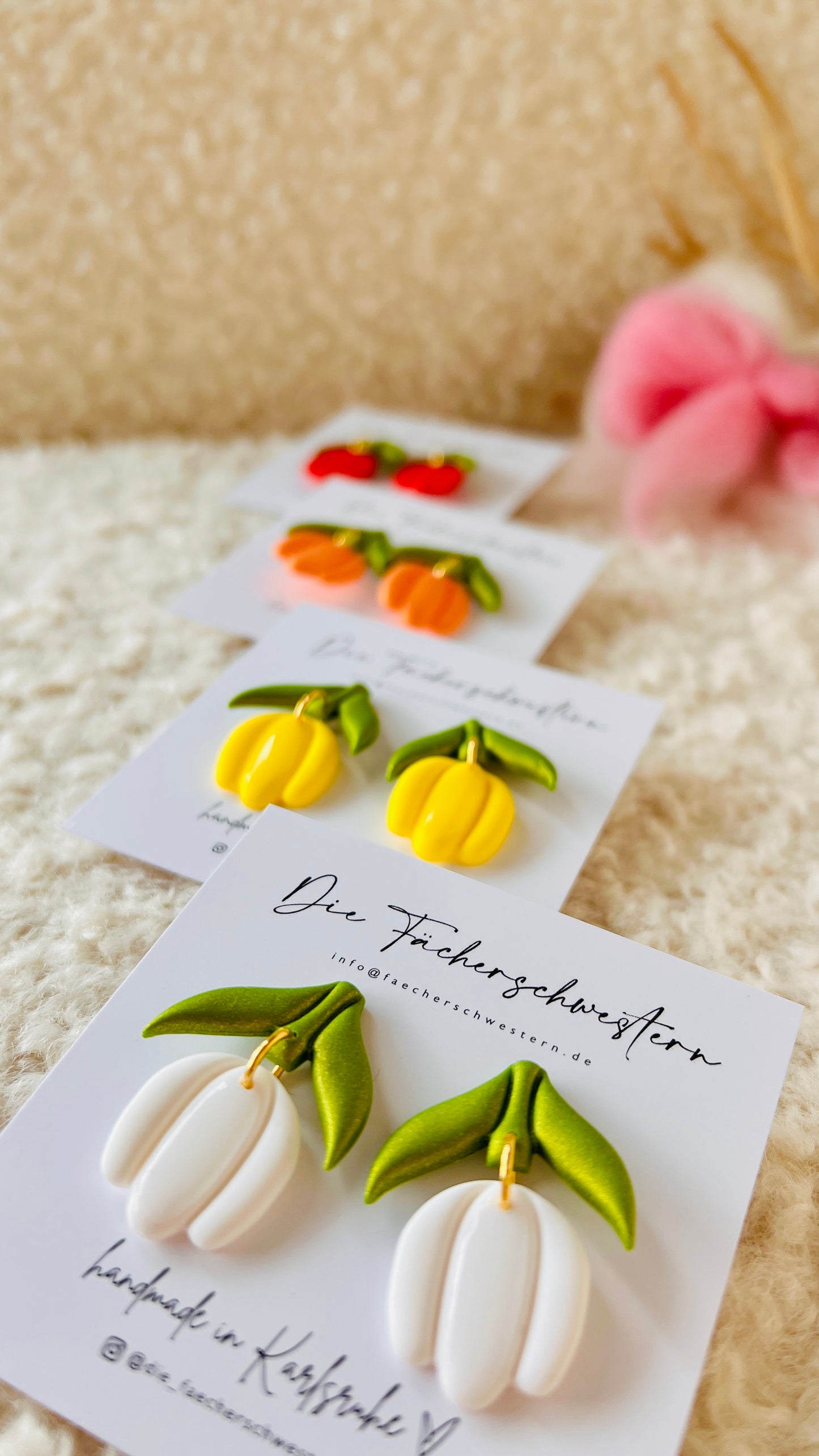 Tulpen-Ohrringe (versch. Farben)