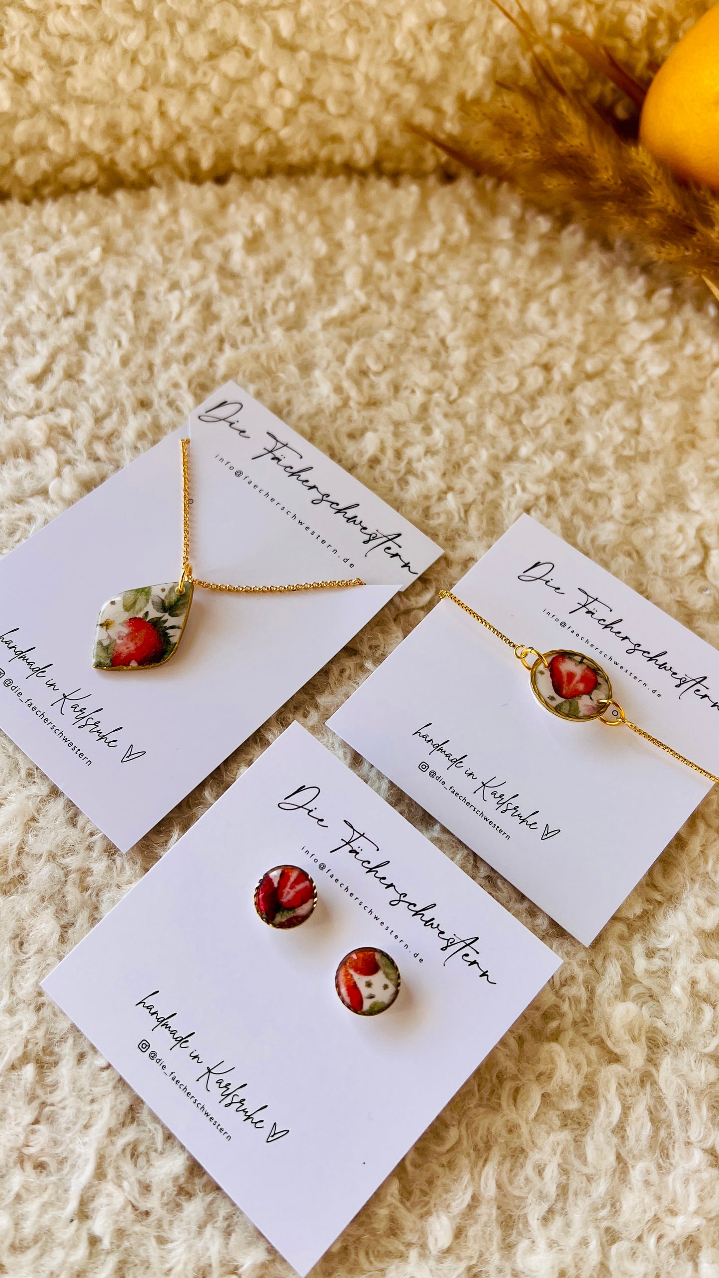 SPRINGVIBES 🌸 | Schmuckset „Strawberry“ 🍓